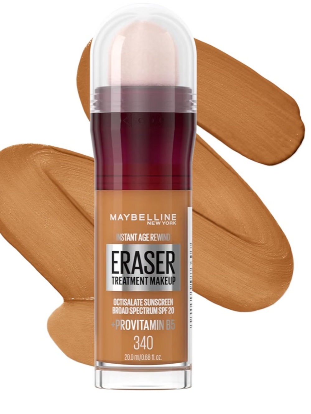 Maybelline Instant Age Rewind Foundation - Shade 340 Caramel (Warm Tan)
